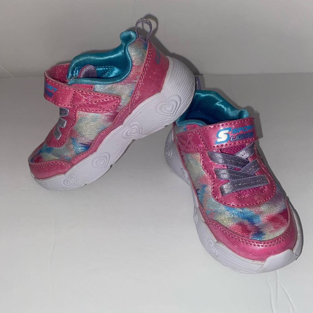 Skechers S Sport Lights Kids' Multicolor Sneakers